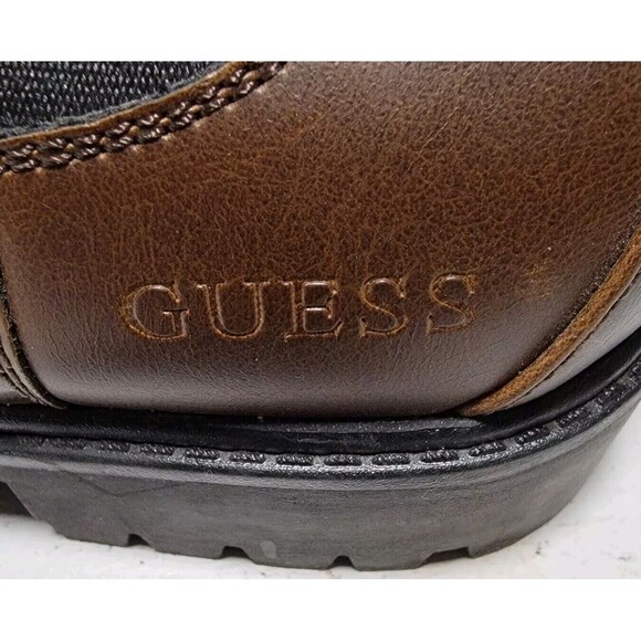 guess men's brown dress shoes Brown Leopard Print Prarie Midi Dress